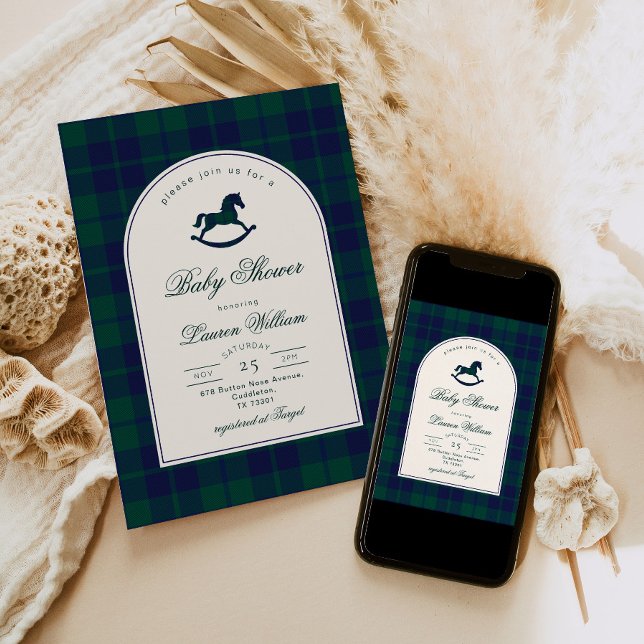 Convite Chá de fraldas de pré-disquete de brinquedos polo  (Criador carregado)