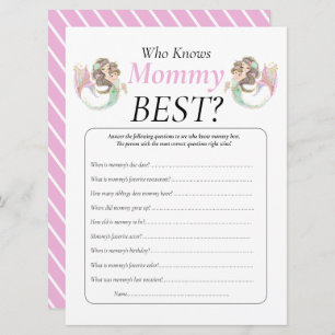 Convite Chá de fraldas de sereia debaixo do mar