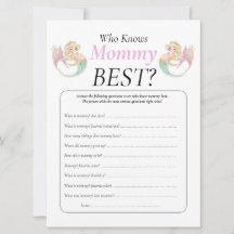 Chá de fraldas de Sereia. Quem conhece pontos de M