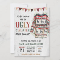 Chá de fraldas de Sweater Feio