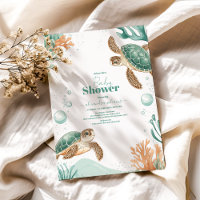 Chá de fraldas de Tartaruga do Mar de Cáudia