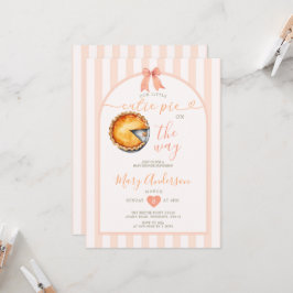 Convite Chá de fraldas de tarte