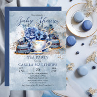 Chá de fraldas de Teacup Floral Elegante