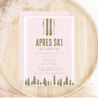 Chá de fraldas de Tema de Inverno Apres Ski