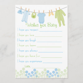 Convite Chá de fraldas Deseja Jogo Para Bebê