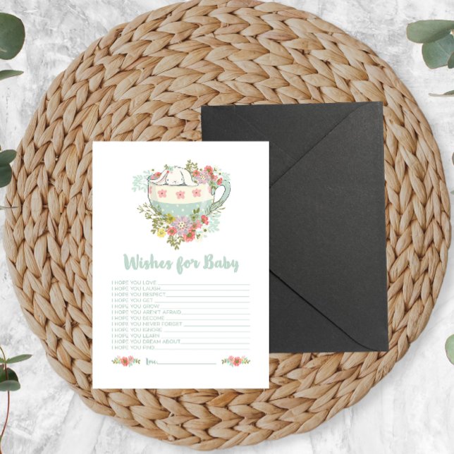 Convite Chá de fraldas deseja uma placa de atividade do be (Criador carregado)