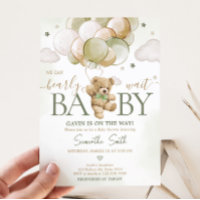 Chá de fraldas do Balão Verde de Espera Rápida