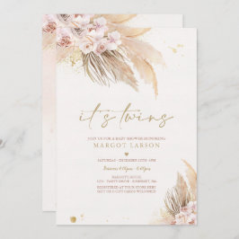 Convite Chá de fraldas do Deserto da Boêmia da Garota Gême