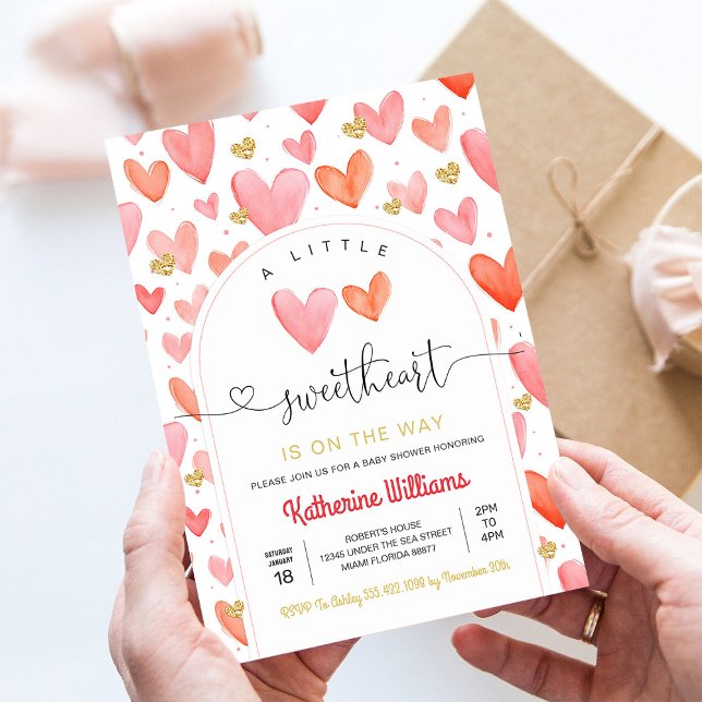 Convite Chá de fraldas do Dia dos Namorados (Criador carregado)