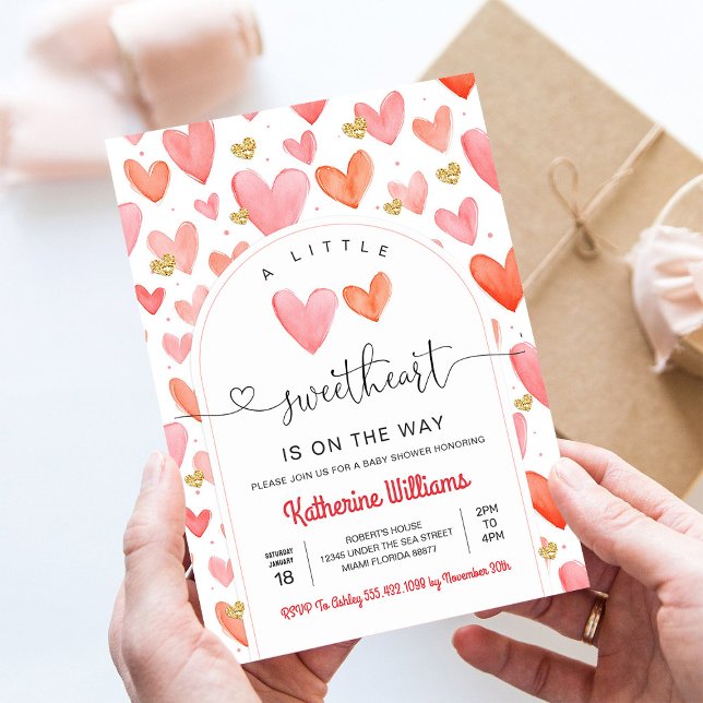 Convite Chá de fraldas do Dia dos Namorados (Criador carregado)