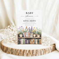 Chá de fraldas do Livro da Biblioteca de Flores Se