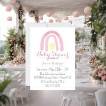 Chá de fraldas do pastel arco-íris cor-de-água ros