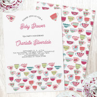 Chá de fraldas do Tea Party