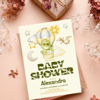 Chá de fraldas do Tema do Dinossauro