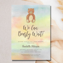 Chá de fraldas do Urso de Corte