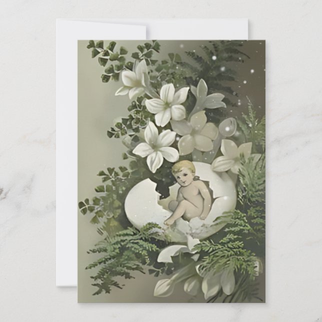 Convite Chá de fraldas doce (Frente)