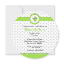 CHÁ DE FRALDAS e BOLINHAS CINZA