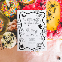 Chá de fraldas Escrivado do Halloween