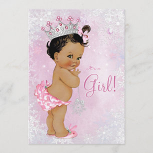 Convite Chá de fraldas étnico do país das maravilhas do