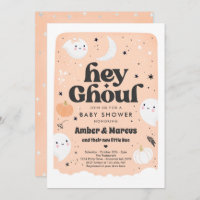 Chá de fraldas Fantasma Ghoul Peach Girl