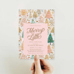 Convite Chá de fraldas feliz<br><div class="desc">Uma elegante "Winter Girl Baby Shower Invtions" fará uma declaração chic e brilhante. Com um toque de encanto e glamour festivo,  estes convida a agitar o espírito do Natal e a entusiasmo para sua nova chegada. Correspondendo itens em nossa loja Designs do Partido Cava.</div>