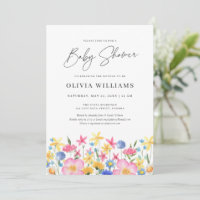 Chá de fraldas Floral de Flor de Flor Selvagem Doc