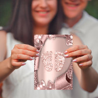 Chá de fraldas Garota Rosa Glam 3D Rosa 3D