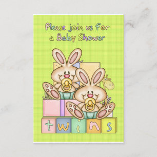 Convite Chá de fraldas Gêmeos - Placa De Chá de fraldas Pa