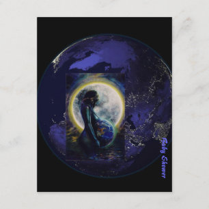 Convite Chá de fraldas Gótico