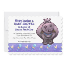 Chá de fraldas Hippo Bonito