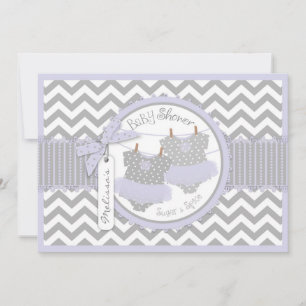 Convite Chá de fraldas Impressão de Garotas Gêmeas Tutu