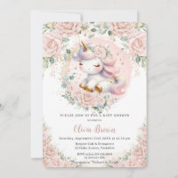 Chá de fraldas Inverso Cor-de-rosa Blush da Unicór