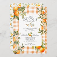 Chá de fraldas Laranja Blossom Bliss