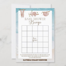 Chá de fraldas Leve - Nome Editável, 5x7