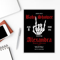 Chá de fraldas Metal Rock