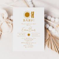 Chá de fraldas Minúsculo Boho Sunshine!