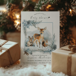 Convite Chá de fraldas Moderno de Animais Cachorros de inv