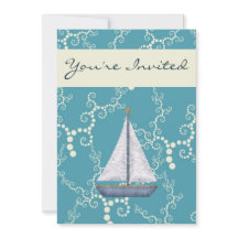 Chá de fraldas náutico para embarcações de vela pa