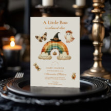 Chá de fraldas Neutro de Halloween