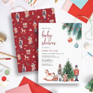 Convite Chá de fraldas Nutcracker