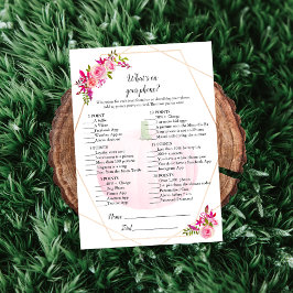 Convite Chá de fraldas O que há no seu jogo telefônico