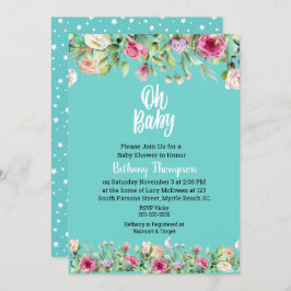 Convite Chá de fraldas_Oh bebê