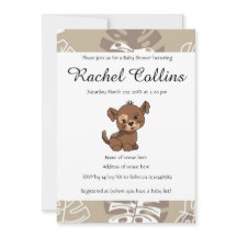 Chá de fraldas para puppy