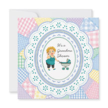 Chá de fraldas Pastel Quilt Avó