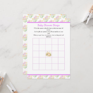 Convite Chá de fraldas primavera Fox