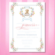Chá de fraldas Real da Princesa Magna Elegante