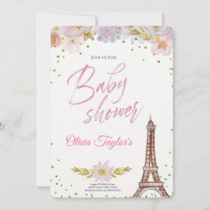 Convite Chá de fraldas Real no Castelo dos Sonhos