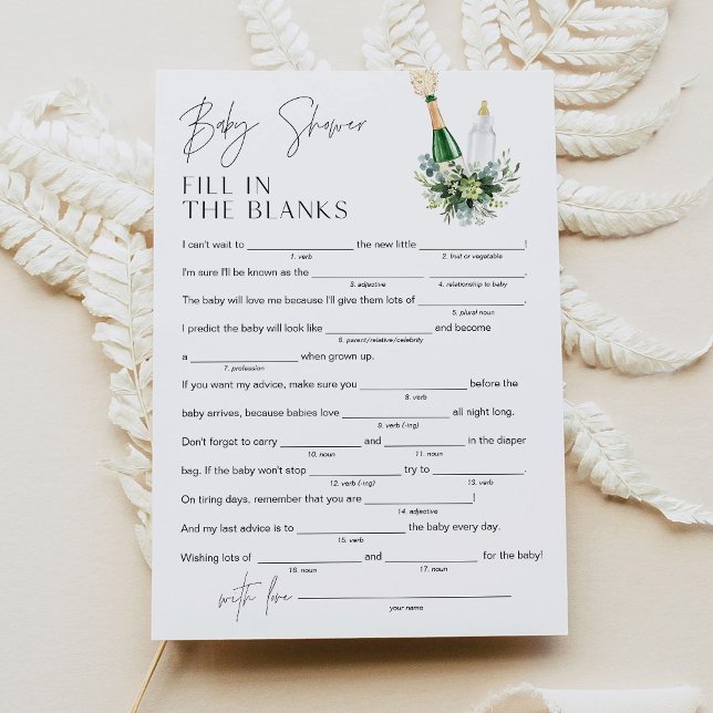 Convite CHÁ DE FRALDAS REMY Libs Preencha no Vazio Jogo 5x (Criador carregado)