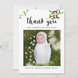 Convite Chá de fraldas Safari Obrigado Animais Selvagens