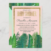 Chá de fraldas tropical do ouro da folha da banana